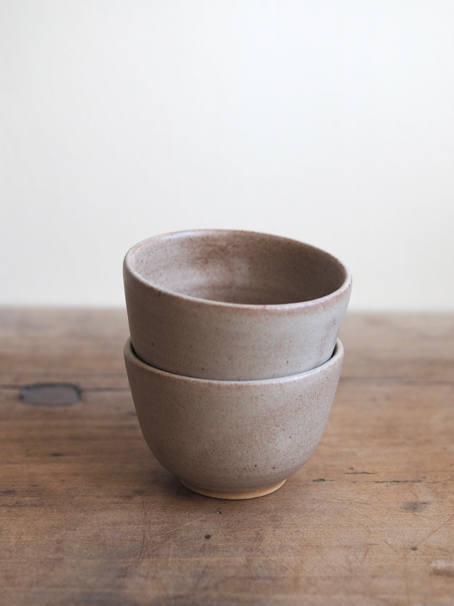 Tasse à café gris lavande