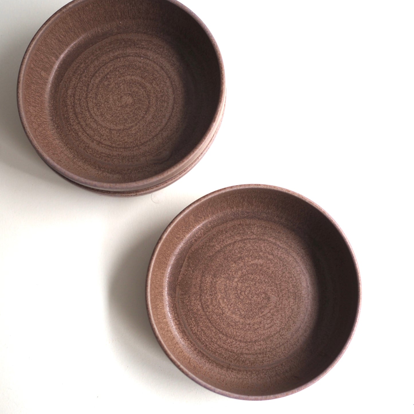 Petite assiette creuse Mia marron