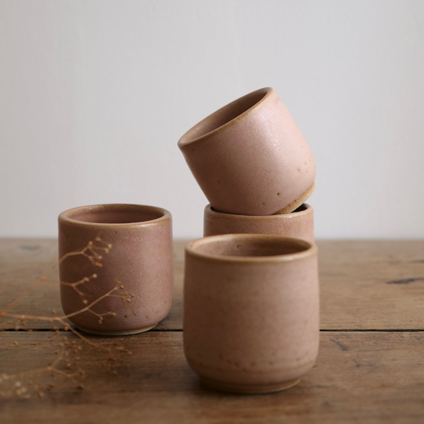 Tasse à café rose