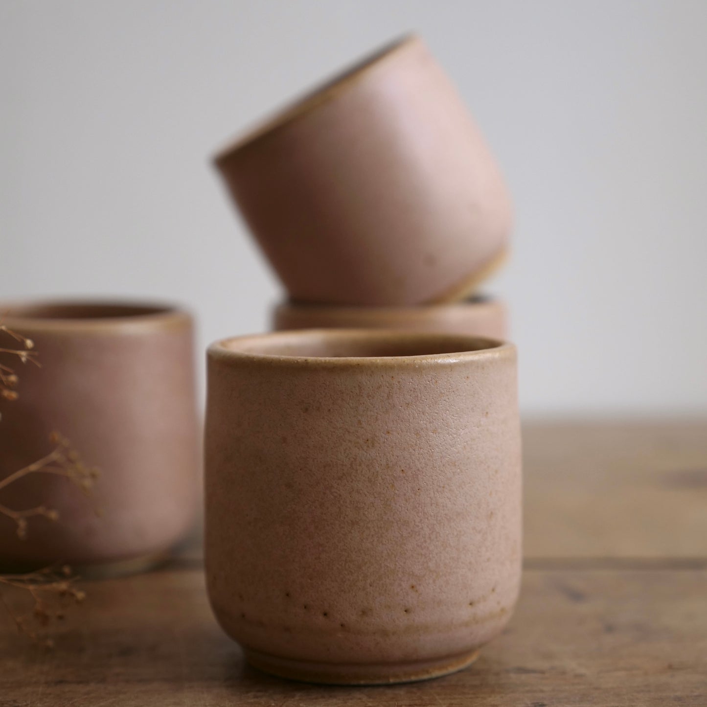 Tasse à café rose
