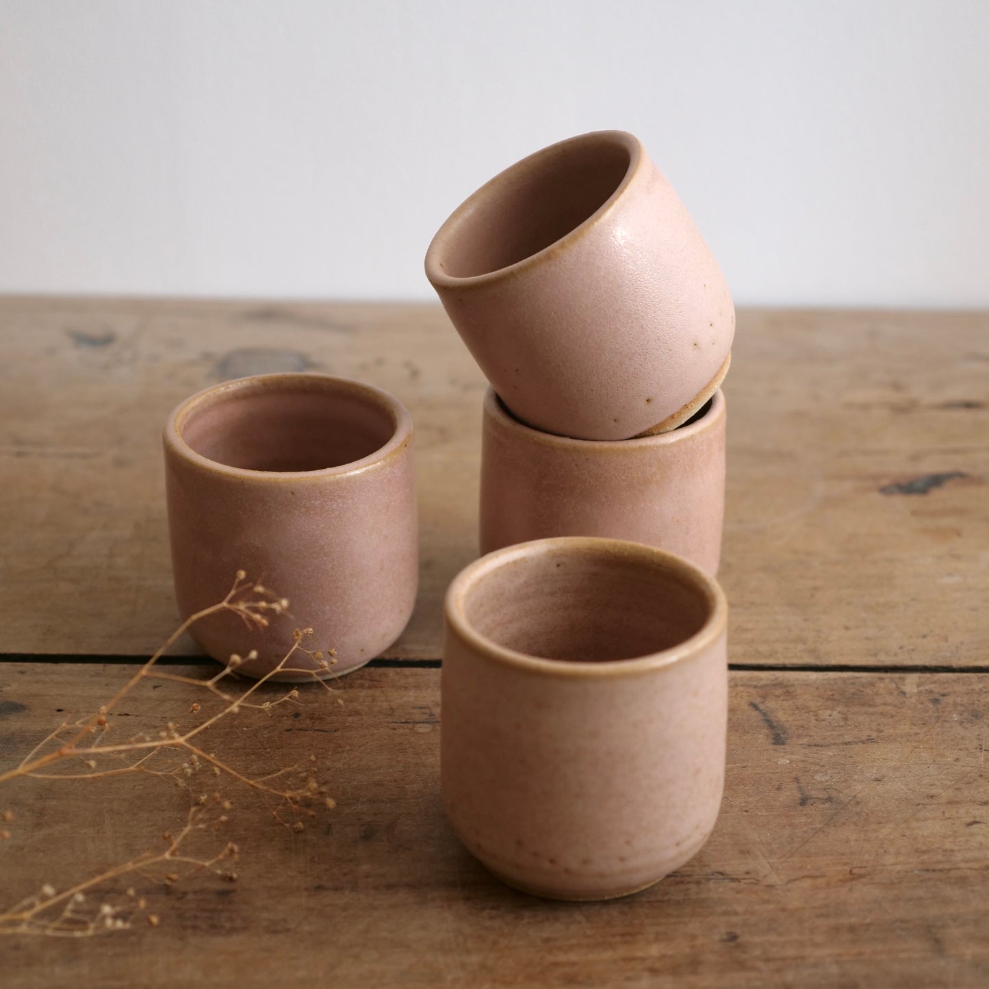 Tasse à café rose