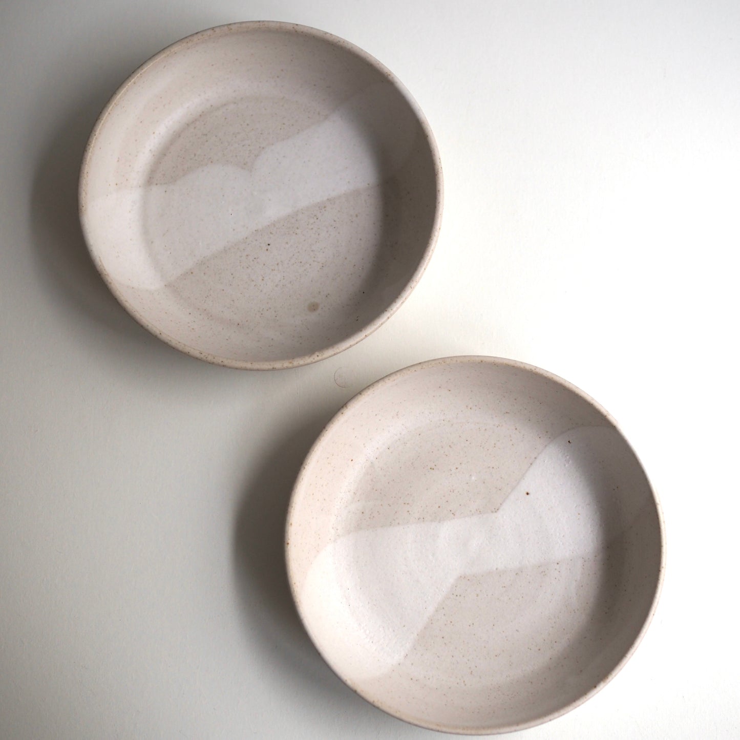 Set petites assiettes blanches