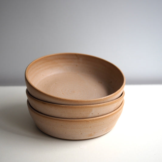 Petite assiette creuse Mia beige