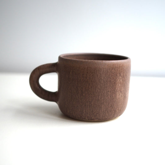 Mug avec anse marron