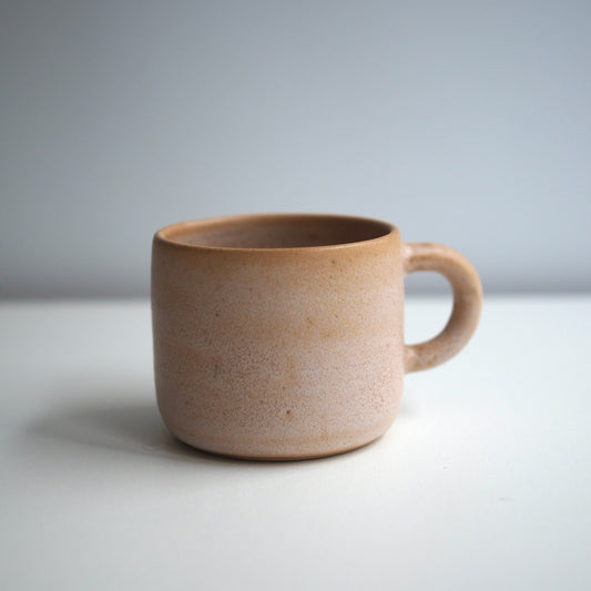 Mug avec anse beige